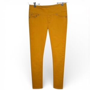 Jag Jeans Slim Leg Mustard Yellow Stretch Pants Size 4